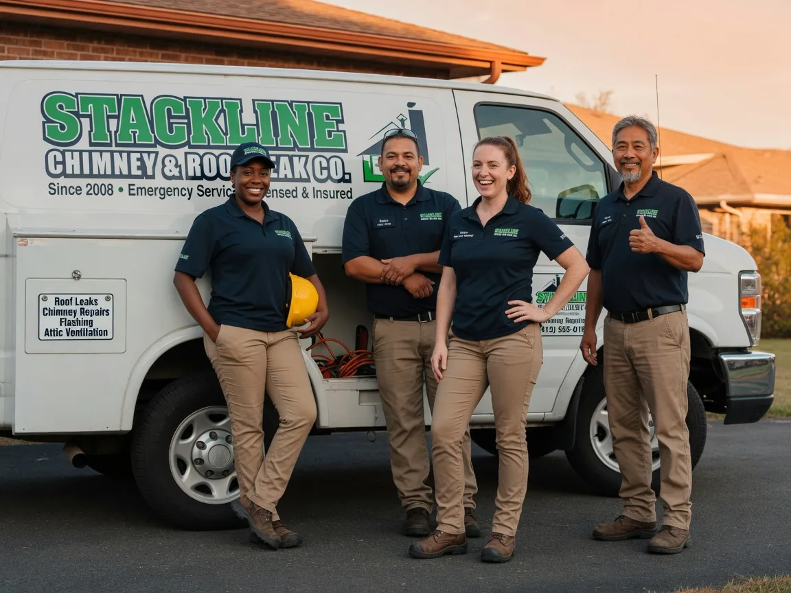 Chimney flashing repair company in Clinton, ME